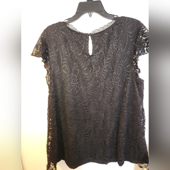 Torrid Black Lace Top - Picture 8 of 8